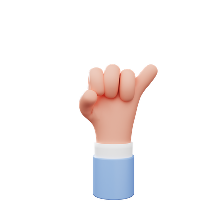 Versprechen, kleine Handbewegung  3D Icon