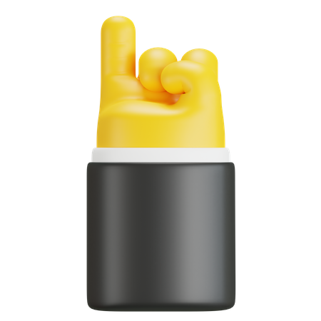 Versprechen, kleine Handbewegung  3D Icon