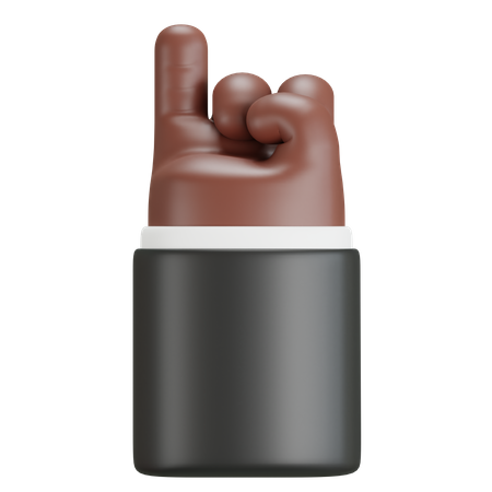 Versprechen, kleine Handbewegung  3D Icon