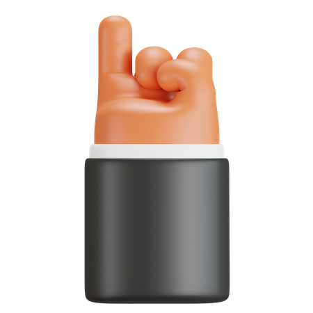 Versprechen, kleine Handbewegung  3D Icon