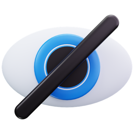 Verstecktes Auge  3D Icon