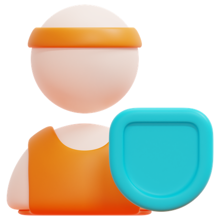 Abwehrspieler  3D Icon