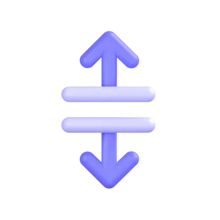 Vertical-align-center 3D Icon