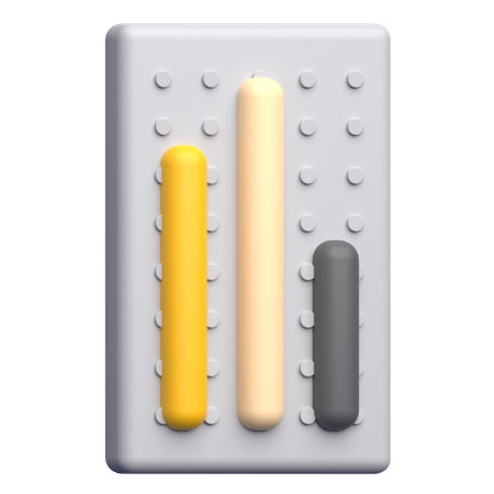 Vertical Bar  3D Icon