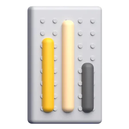 Vertical Bar  3D Icon