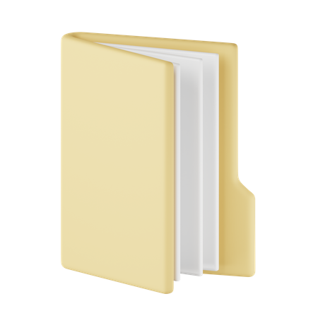 Vertical File  3D Icon