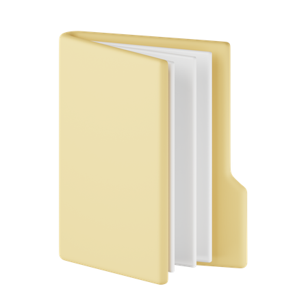 Vertical File  3D Icon