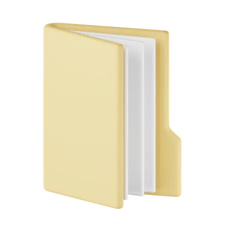 Vertical File  3D Icon