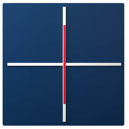 Vertical Polarization  3D Icon