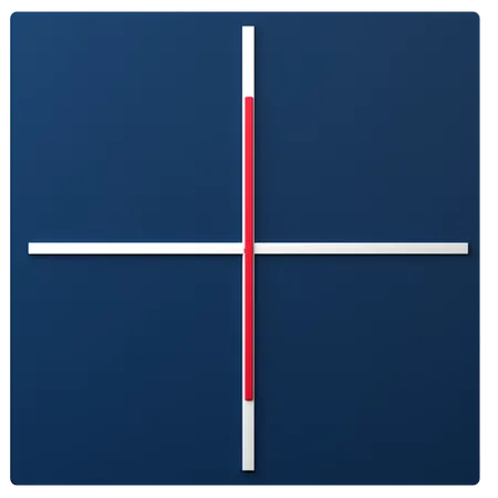 Vertical Polarization  3D Icon