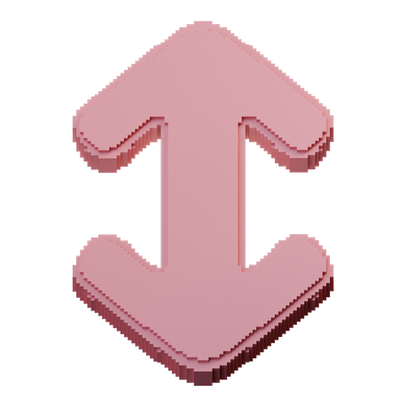 Vertical Resize  3D Icon
