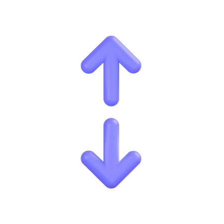 Vertical-resize  3D Icon