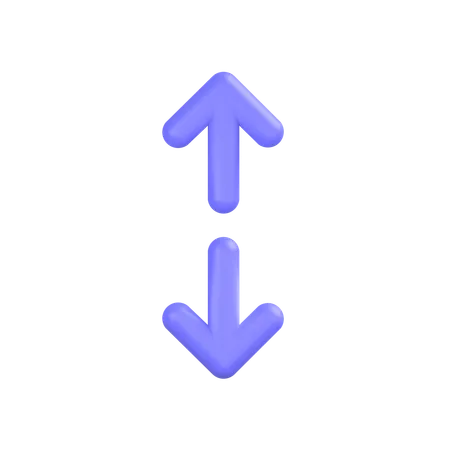 Vertical-resize  3D Icon