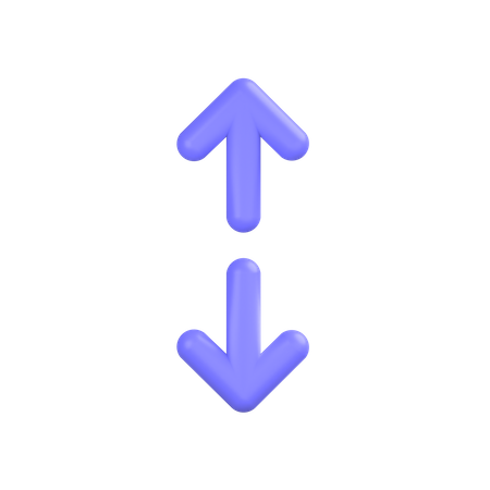 Vertical-resize  3D Icon