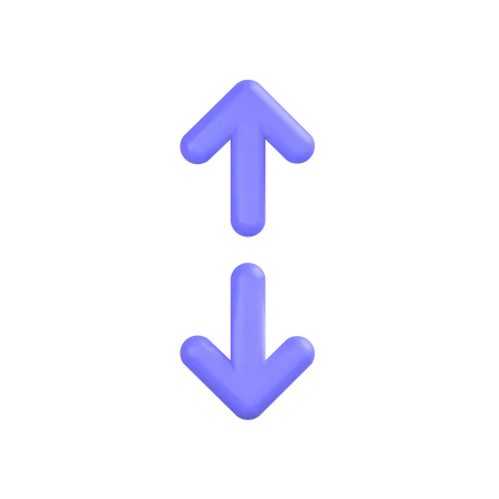 Vertical-resize  3D Icon