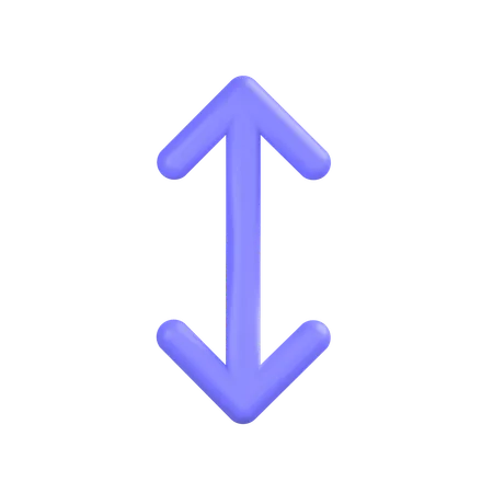 Vertical-resize  3D Icon