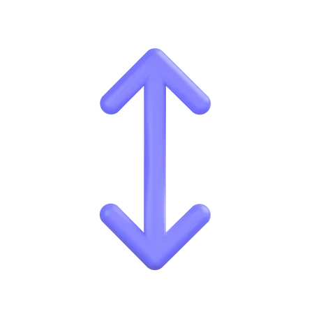 Vertical-resize  3D Icon