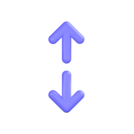 Vertical-resize  3D Icon