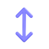 arrows-v 3d logo