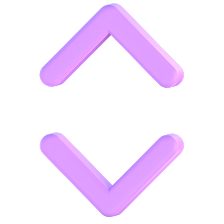 Vertical Scroll  3D Icon