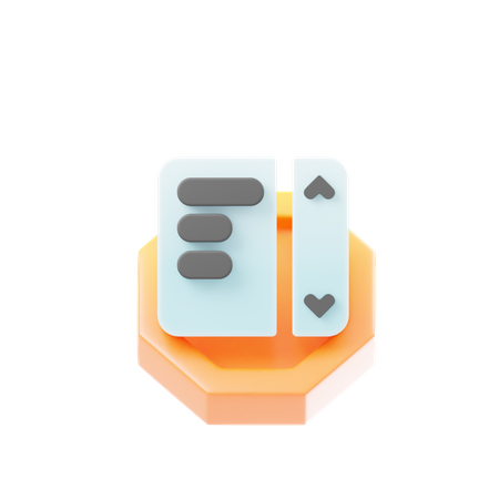 Vertical Scroll  3D Icon