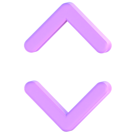 Vertical Scroll  3D Icon