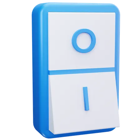 Vertical Switch  3D Icon