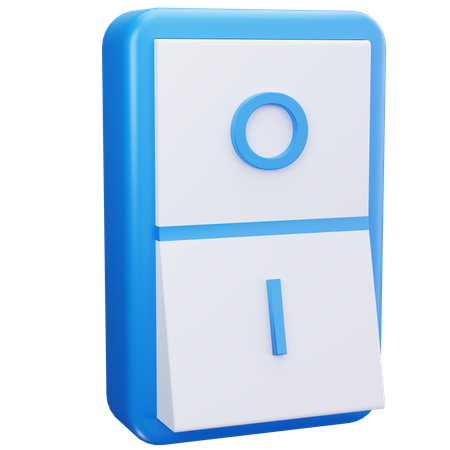 Vertical Switch  3D Icon