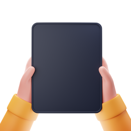 Vertical Tablet Screen  3D Icon