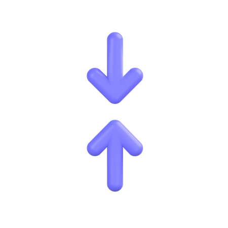 Vertikal minimieren  3D Icon
