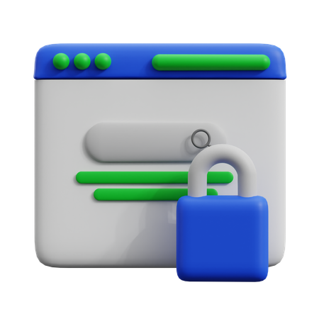 Vertraulichkeit  3D Icon