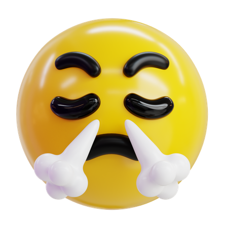Very Angry Emoji  3D Icon