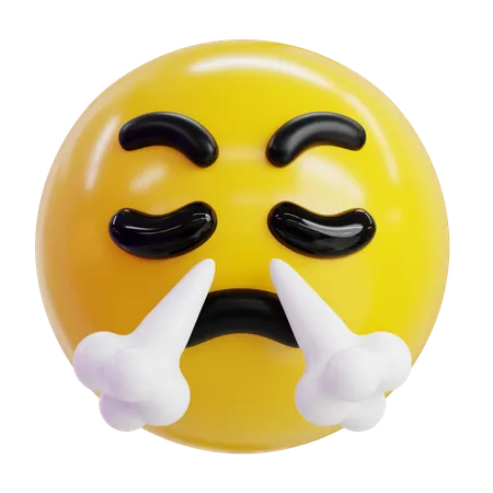 Very Angry Emoji  3D Icon