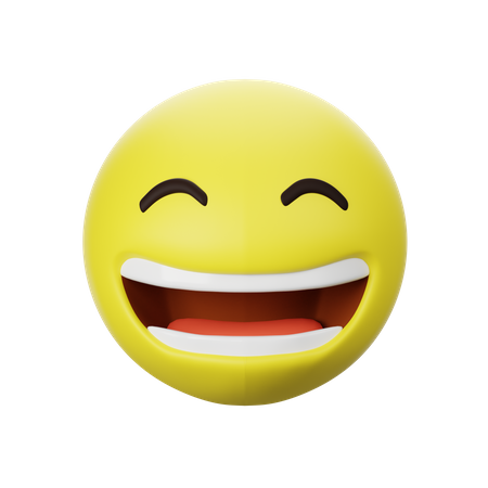 Very happy emoji 3D Icon