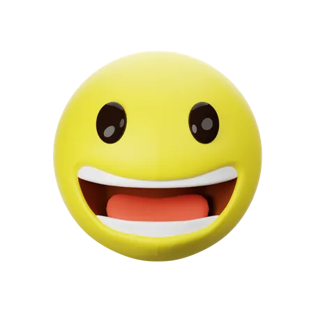 Very happy emoji  3D Icon