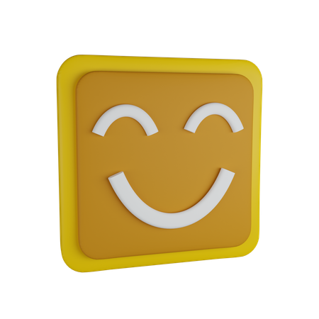 Very happy sentiment  3D Icon