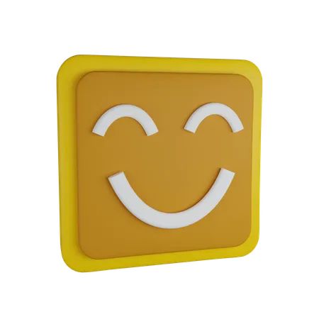 Very happy sentiment  3D Icon