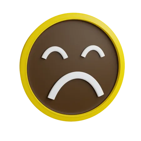 Very Sad Feedback Sentiment  3D Icon