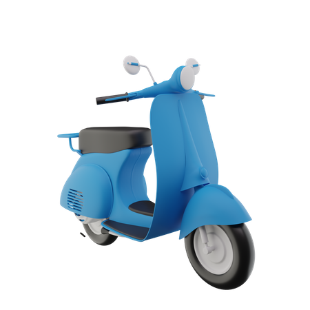 Vespa-Roller  3D Icon