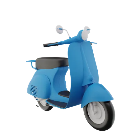 Vespa-Roller  3D Icon