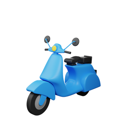 Vespa Scooter  3D Icon