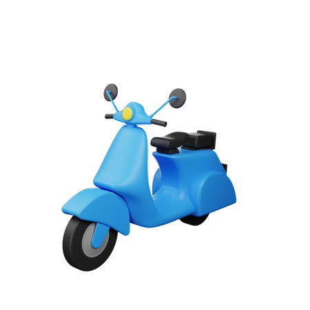 Vespa Scooter  3D Icon