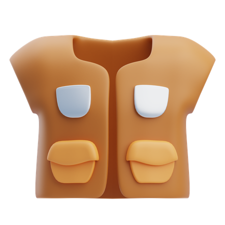 Vest  3D Icon
