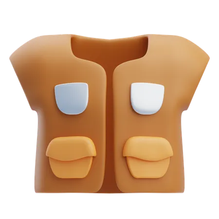 Vest  3D Icon