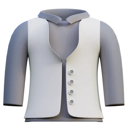 Vest  3D Icon