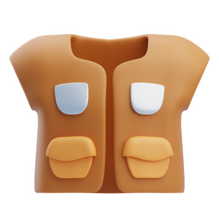 Vest  3D Icon