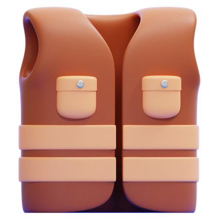 Vest  3D Icon