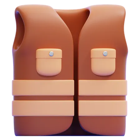 Vest  3D Icon