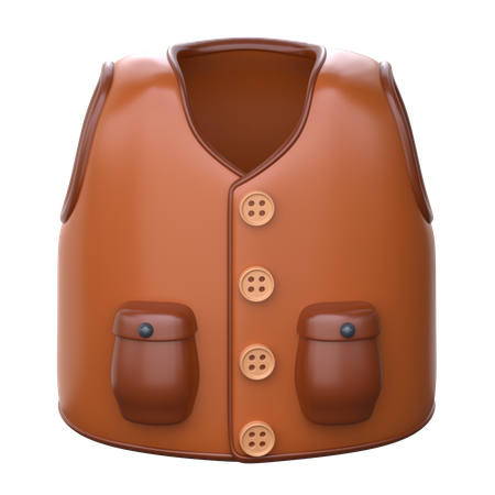 Vest  3D Icon