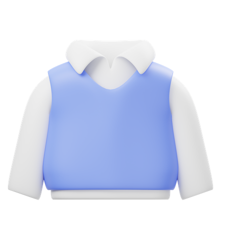 Vest Sweater  3D Icon